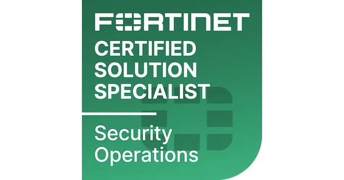 Fortinet Certified Solution Specialist Security Operations