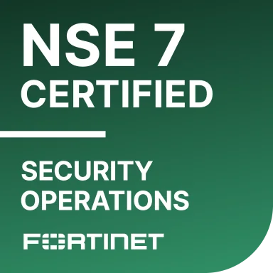 Fortinet NSE 7 Certified in Security Operations